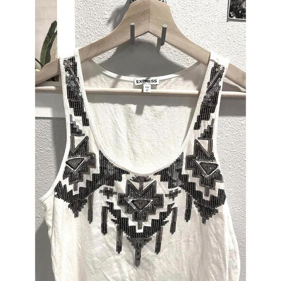 Express Tops - Express Embellished Tank Top - Size S- Super Soft!